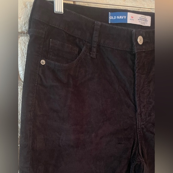 Old Navy Black Corduroy Skinny Pants - Picture 2 of 7